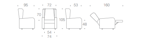 dimensioni della poltrona